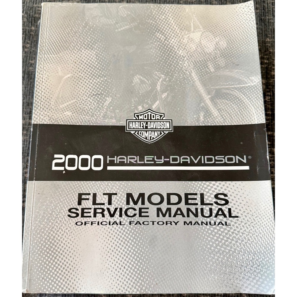 Harley-Davidson Service Manual 2000 FLT Models Silver Excellent PN 99483-00A